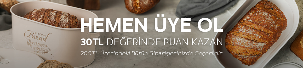 Üye Ol Puan Kazan Mutfak Üst Banner