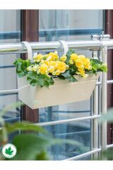 Peoni Askılı Balkon Saksılık, Köşeli Balkon Saksı, Saksılık
