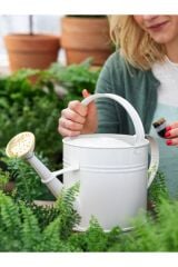 Fritilya 10 Litre Metal Sulama Kabı, Galvaniz Bitki Sulama Kabı Metal Büyük Boy Sulak