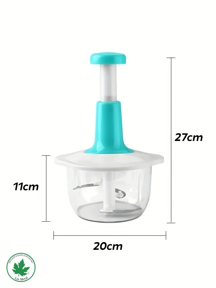 Bas Kes Xl Pratik El Robotu 1500ml Yeni Nesil Doğrayıcı, Büyük El Rondosu , Pratik Rondo