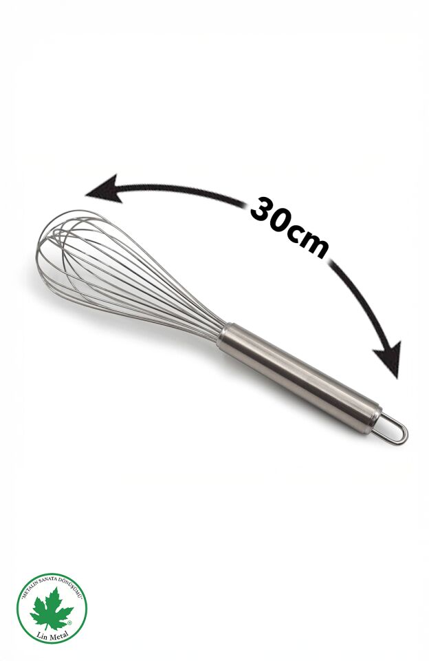 Paslanmaz Çelik Çırpıcı 30 cm