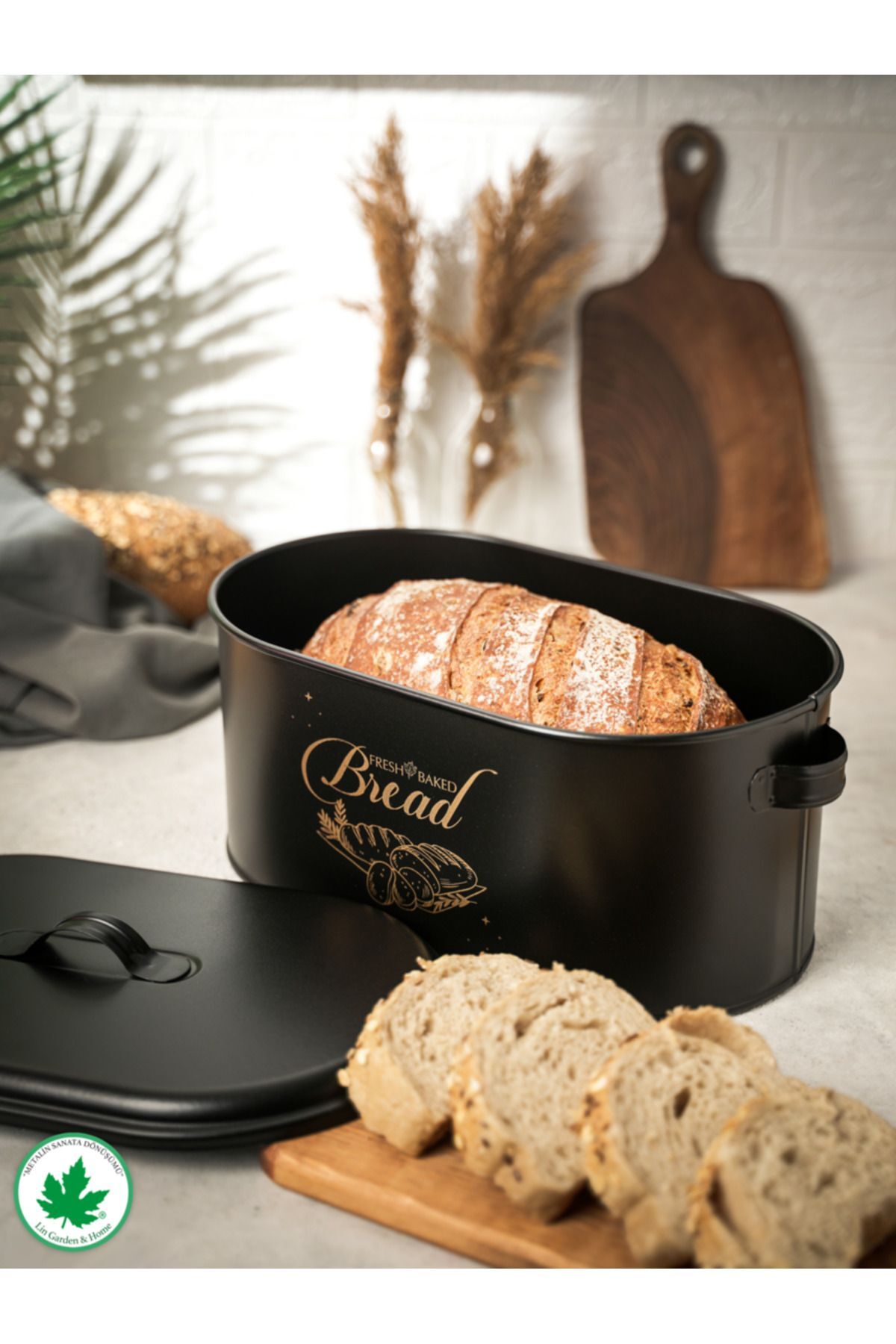 Metal Kapaklı Ekmeklik (Bread Baskılı)