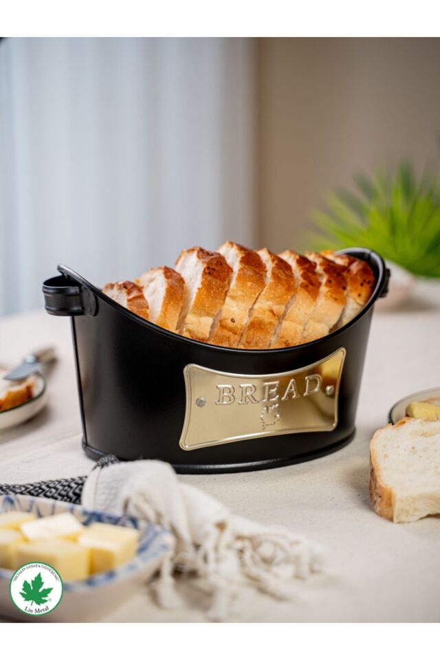 Metal Kulplu Kayık Ekmeklik, Gondol Ekmeklik, Ekmek Sepeti, Sunumluk (Bread Plakalı)